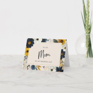 Cartão Flores Selvagens Elegantes Para O Casamento Da Min