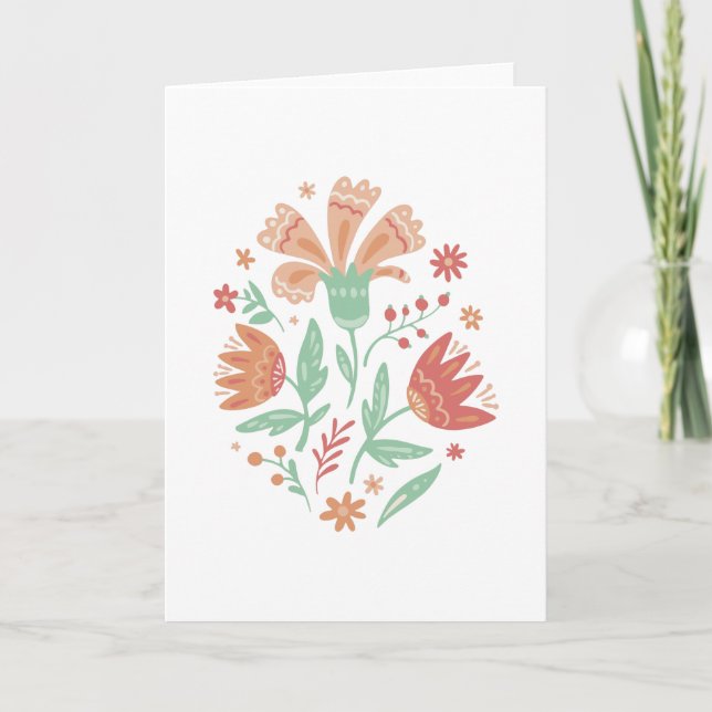 Cartão Flores Silvestres (Frente)