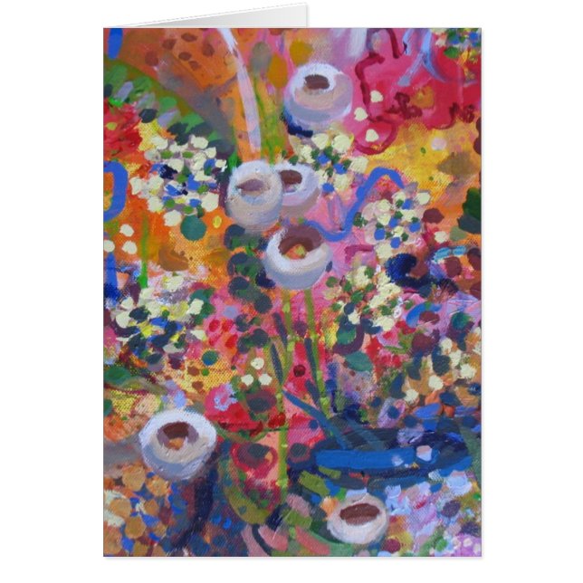 Cartão Flores silvestres australianas (Frente)