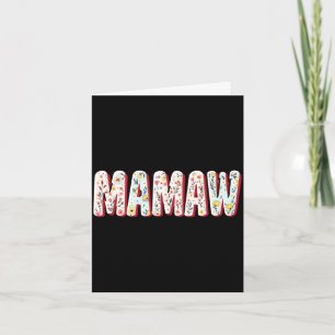 Cartão Flores silvestres mamaw floral dia das mães mamaw