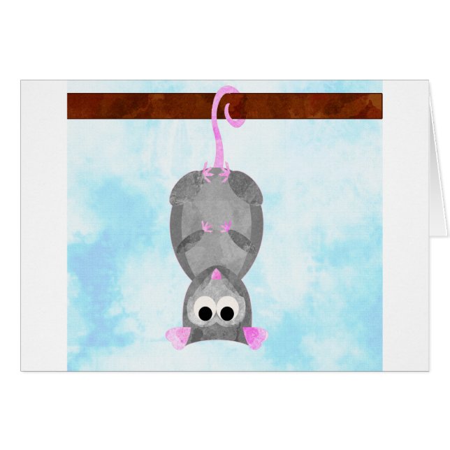 Cartão Floresce o Possom (Frente Horizontal)