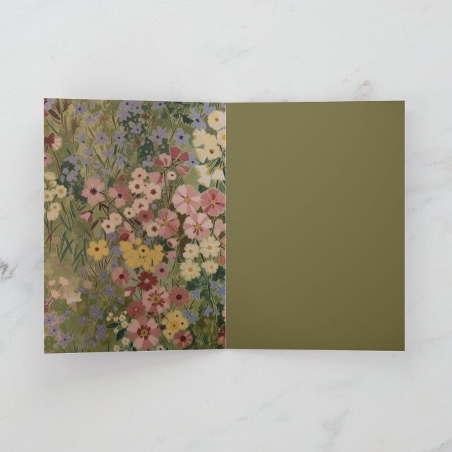 Cartão Florescer de Primavera Eterna (Interior)