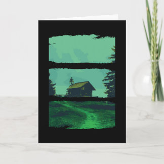 Cartão floresta,design florestal