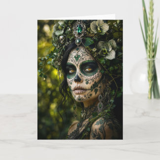Cartão Floresta Esmeralda Calavera – Botânica Verde
