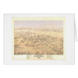 Cartão Floresta, mapa panorâmico do CA (1874A)