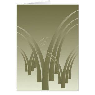 Cartão floresta ouro