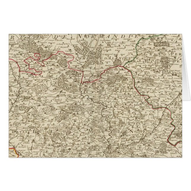 Cartão Florestas da França 2 (Frente Horizontal)