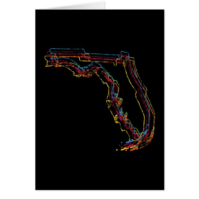Cartão flórida do orgulho (Frente)