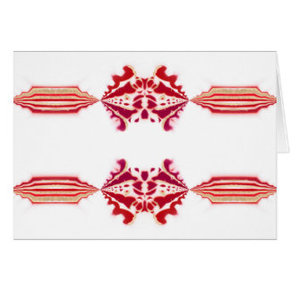 Cartão Flourish Dourado magenta branco vermelho NT de