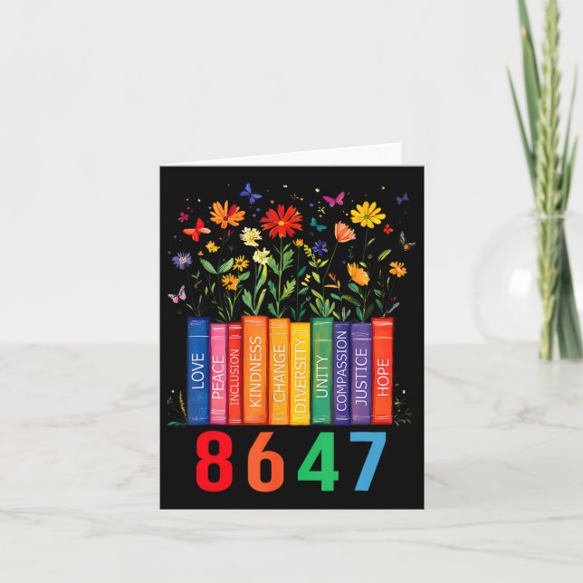 Cartão Flower do Livro dos Direitos da Mulher (Frente)
