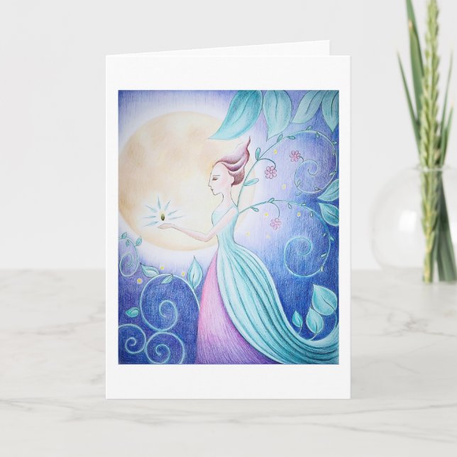 Cartão Flower Faery Greeting card (Frente)