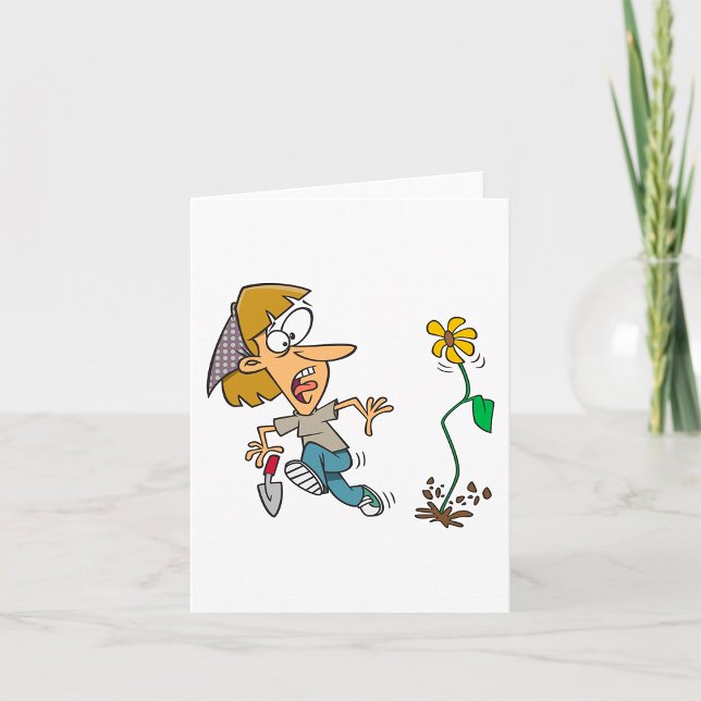 Cartão Flower Fright (Criador carregado)