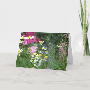 Cartão Flower garden greeting card