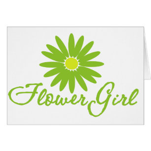 Cartão Flowergirl Daisy