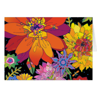Cartão 'FlowerRiot