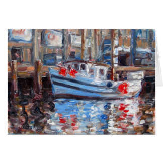 Cartão Flutuadores vermelhos, baía de Humboldt