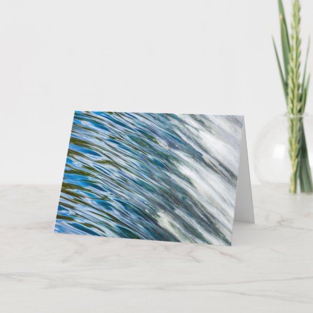 Cartão Fluxo da barragem de Watertown, Charles River MÃES (Frente)