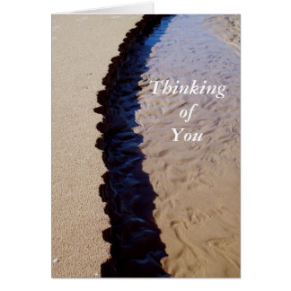 Cartão Fluxo de Sombra de Areia