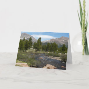Cartão Fluxo montanhoso III de Yosemite