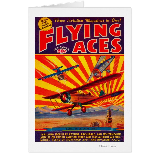 Cartão Flying Aces Magazine Cobrir 2 (Frente)