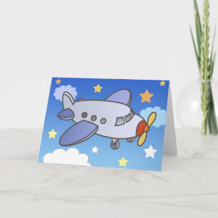 Cartão Flying High Airplane Greeting Cards