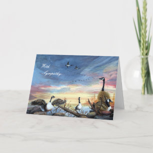 Cartão Flying South, With Sympathy... Card