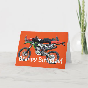 Cartão FMX - Freestyle Aerial Motocross Stunt III