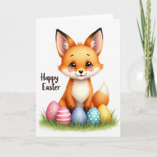 Cartão Fofo da Primavera da Floresta