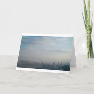 Cartão Fog over Millennium Dome, Londres (2)