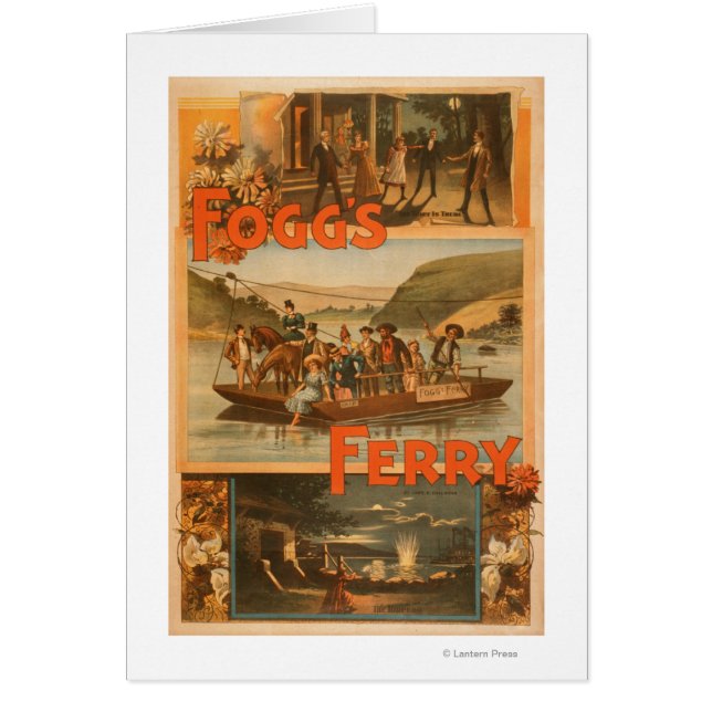 Cartão Fogg's Ferry de Chas. Teatro E. Callahan (Frente)