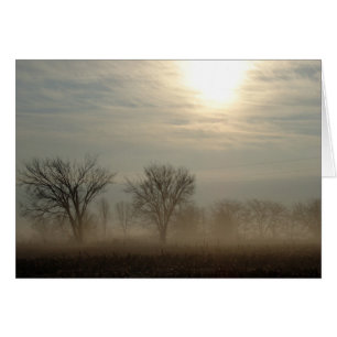 Cartão Foggy Morning
