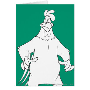 Cartão Foghorn Leghorn Standpose