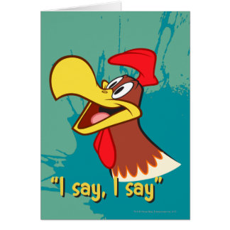 Cartão Foghorn Procurando