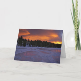 Cartão Fogo & gelo por Doug Bennett