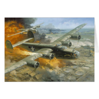 Cartão Fogo sobre Ploesti