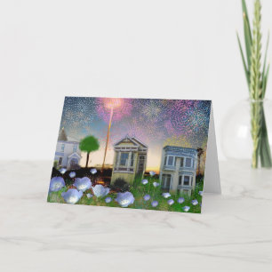 Cartão Fogos de artifício de cidades pequenas - TBA premi