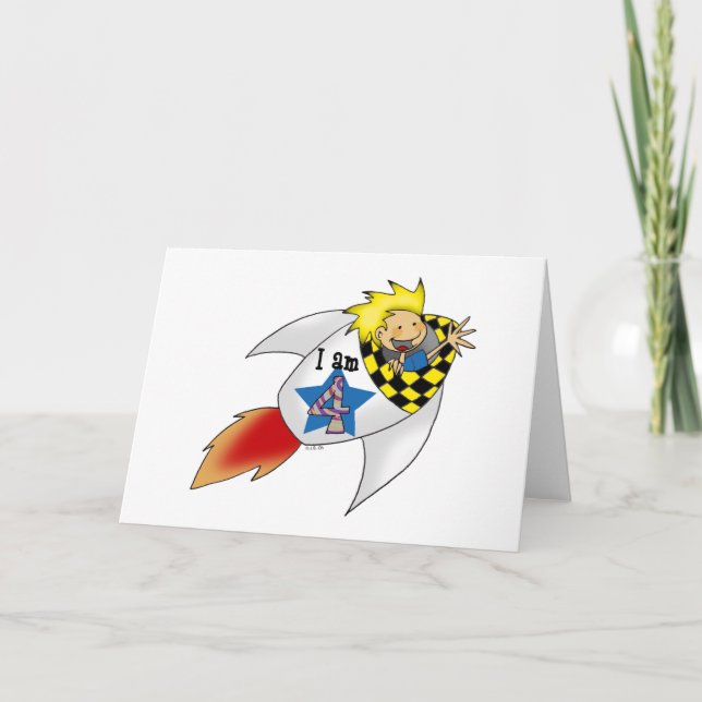 Cartão Foguete (Frente)