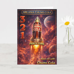 Cartão foguete de lançamento de foguete de cola de Arcadi