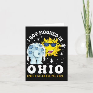 Cartão Foi Moonizado Em Ohio Total Solar Eclipse 2024