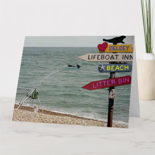 Cartão Foi-se.....Pesca. (Frente)