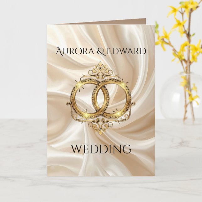 Cartão Folded Greeting Card (Flor Amarela)