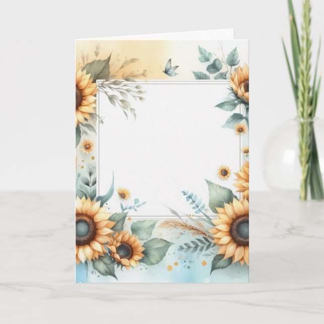 Cartão Folded Greeting Card (Frente)