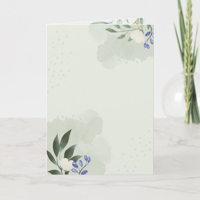 Cartão Folded Greeting Card (Frente)
