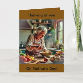 Cartão Folded Greeting Card for Mother's Day