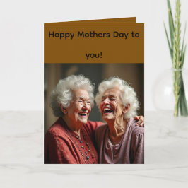 Cartão Folded Greeting Card for Mother's Day
