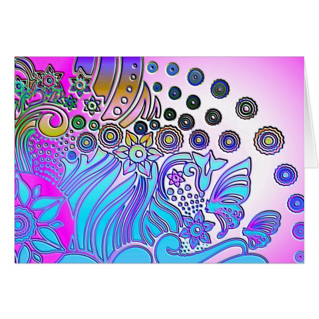 Cartão Folha de Maui (Frente horizontal)