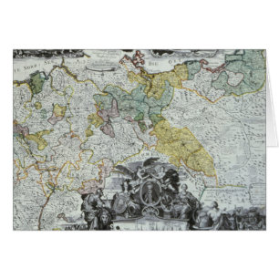 Cartão Folha mestra do soberano prussiano