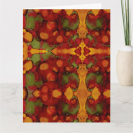 Cartão Folhas de outono