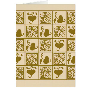 Cartão Folhas de videira