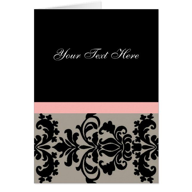 Cartão Folheto elegante (Frente)